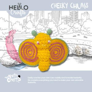 Knitty Critters - Cheeky Chums - Butterfly