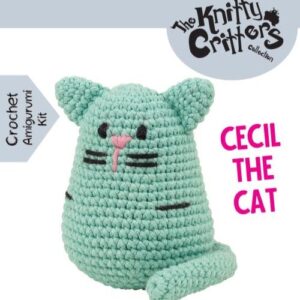 Knitty Critters - Pouch Pals - Cecil The Cat