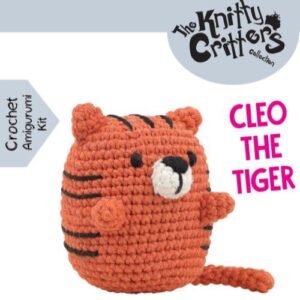 Knitty Critters - Pouch Pals - Cleo The Tiger
