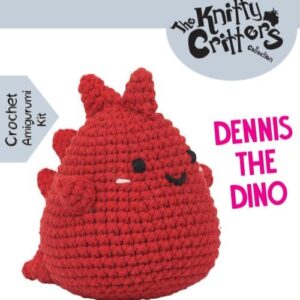 Knitty Critters - Pouch Pals - Dennis The Dino
