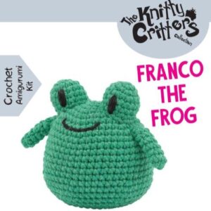 Knitty Critters - Pouch Pals - Franco The Frog