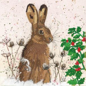 Bree Merryn Diamond Art Christmas Card Kit - Holly