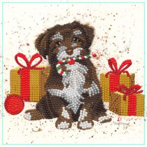 Bree Merryn Diamond Art Christmas Card Kit -Scamp