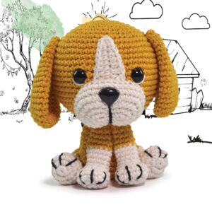 Knitty Critters - Cats & Dogs - Buddy Beagle