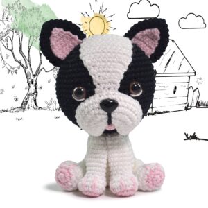 Knitty Critters - Cats & Dogs - Pierre French Bulldog