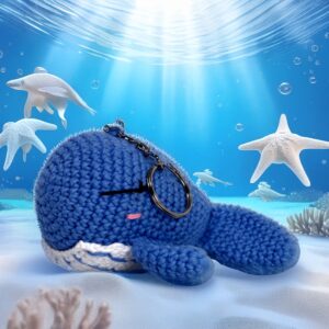 Knitty Critters - Sealife Keyrings - Whale