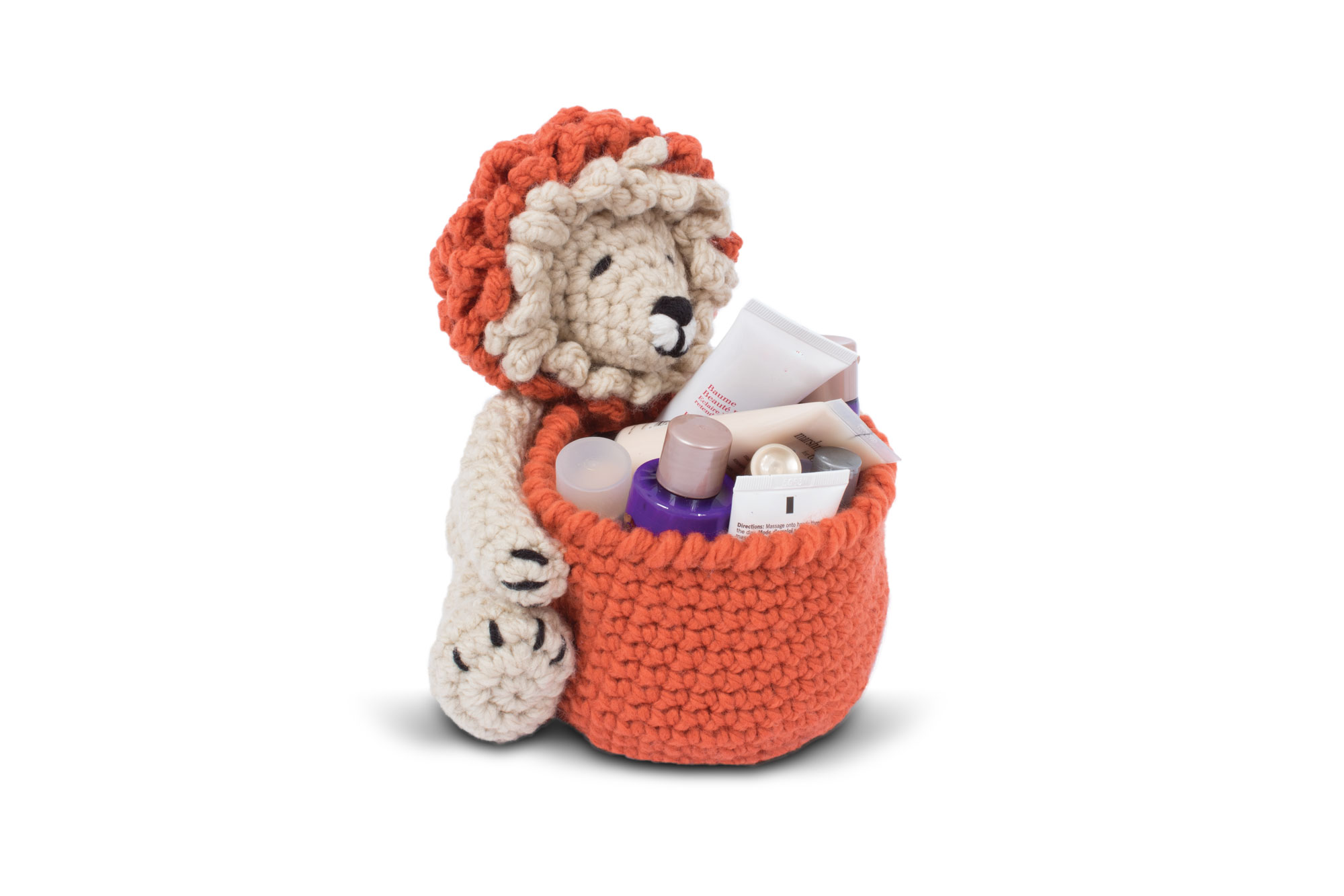 Knitty Critters - Basket Buddies - Levi Lion