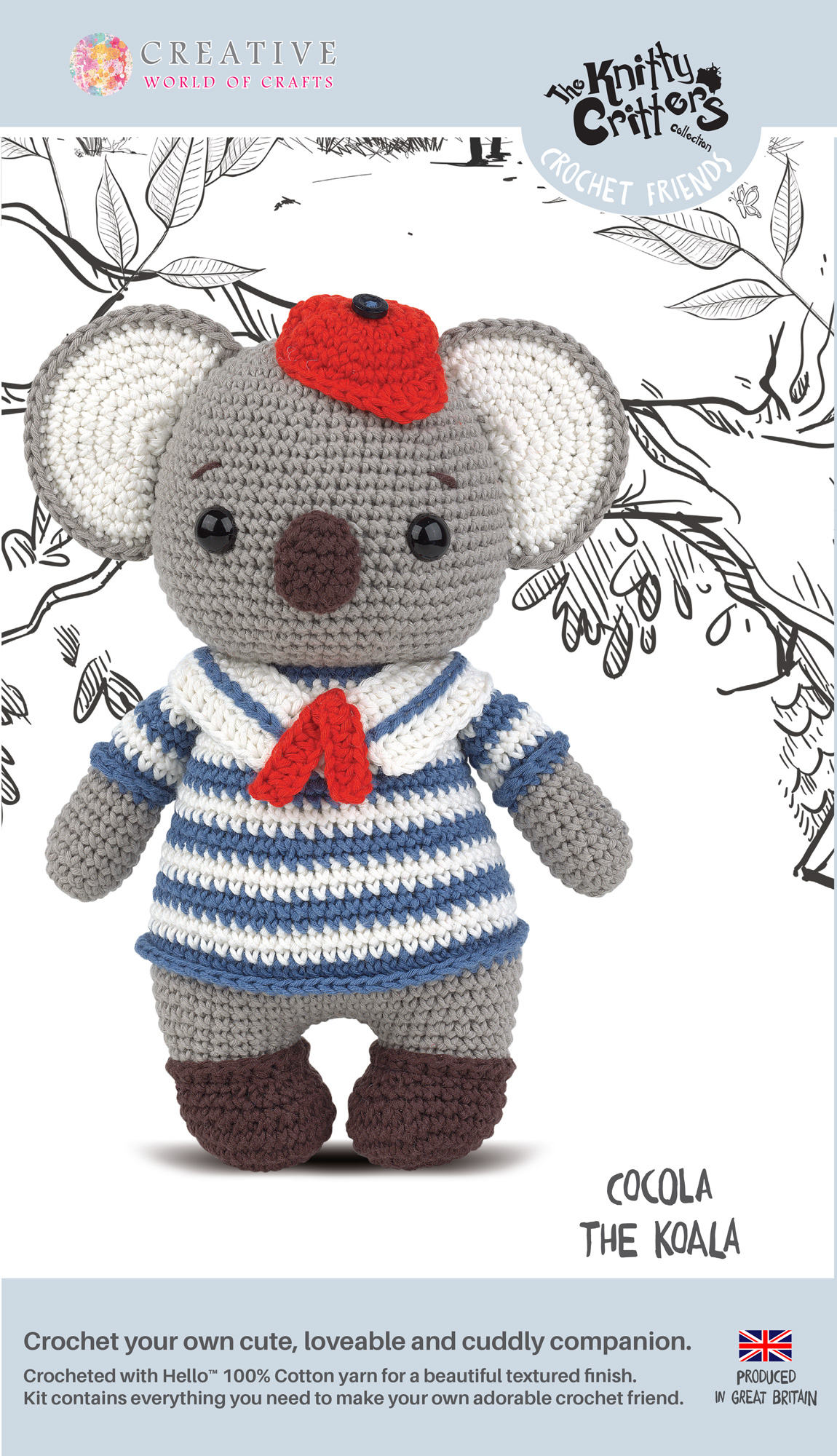 Knitty Critters - Crochet Friends - Cocola The Koala