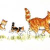 Mittens & Her Kittens