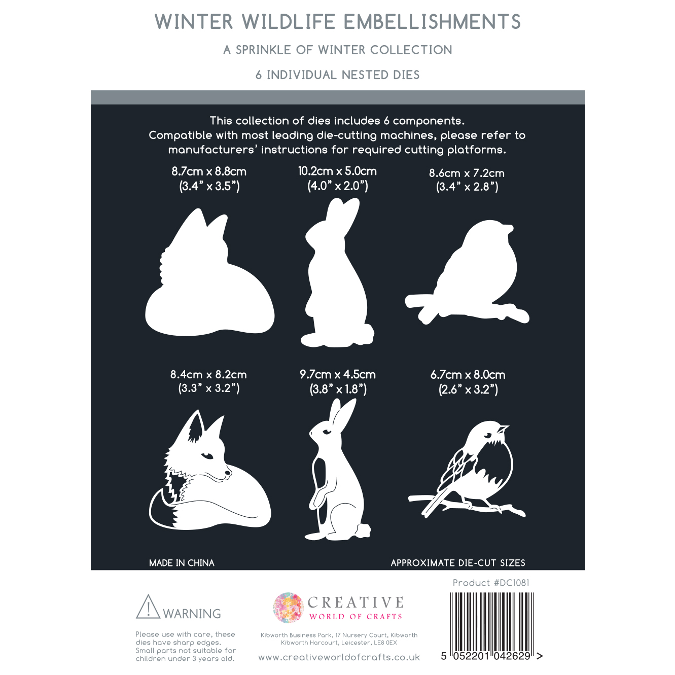 The Paper Boutique - Winter Wildlife Embellishments