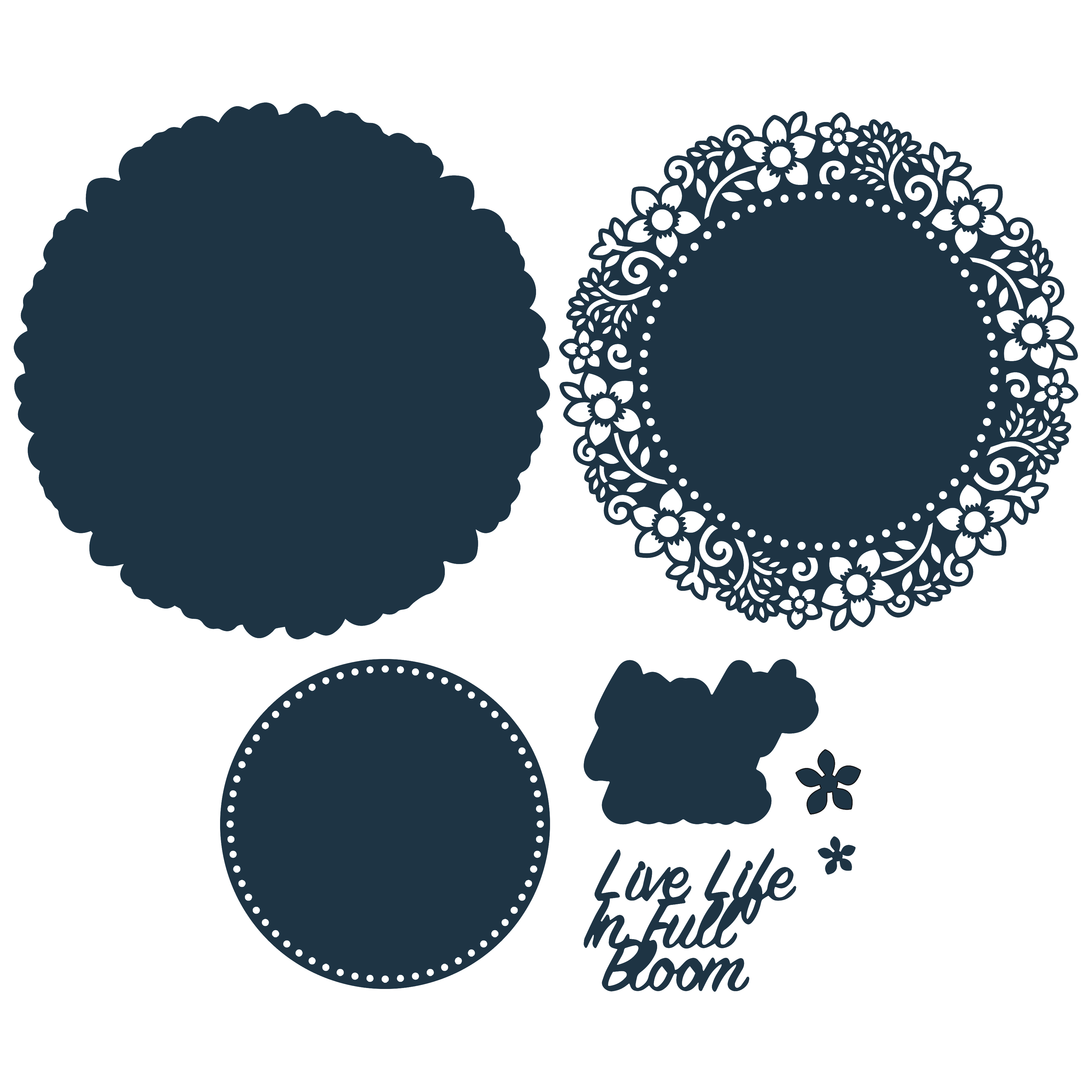 The Paper Boutique - Live Life in Full Bloom Cutting Die