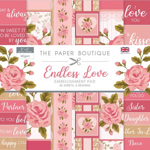 Endless Love 8 x 8 Embellishment Pad 