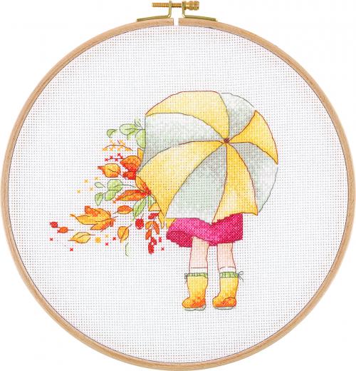Hoop Kit - Girl With Umbrella