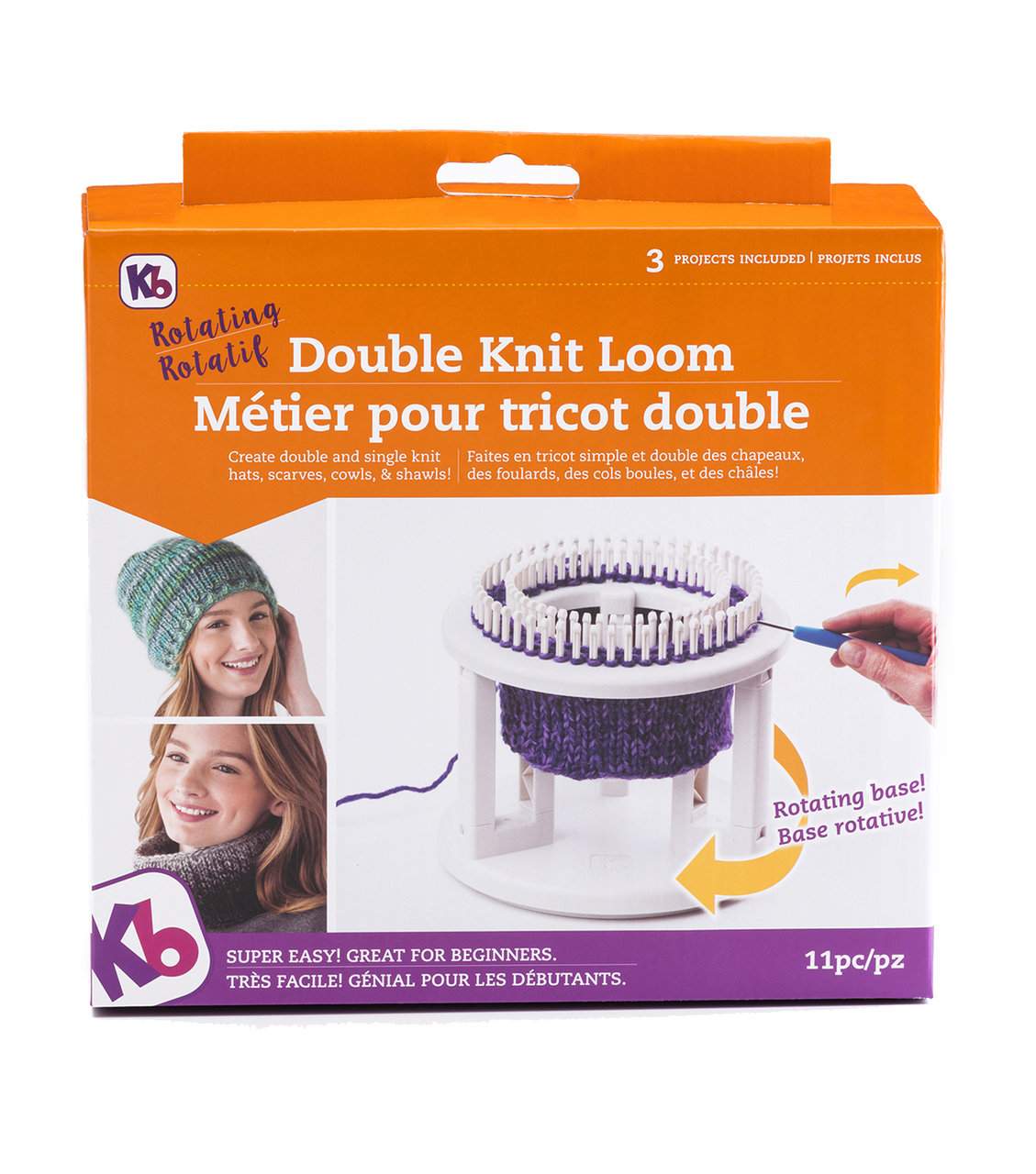KB Looms - Rotating Double Knit Loom