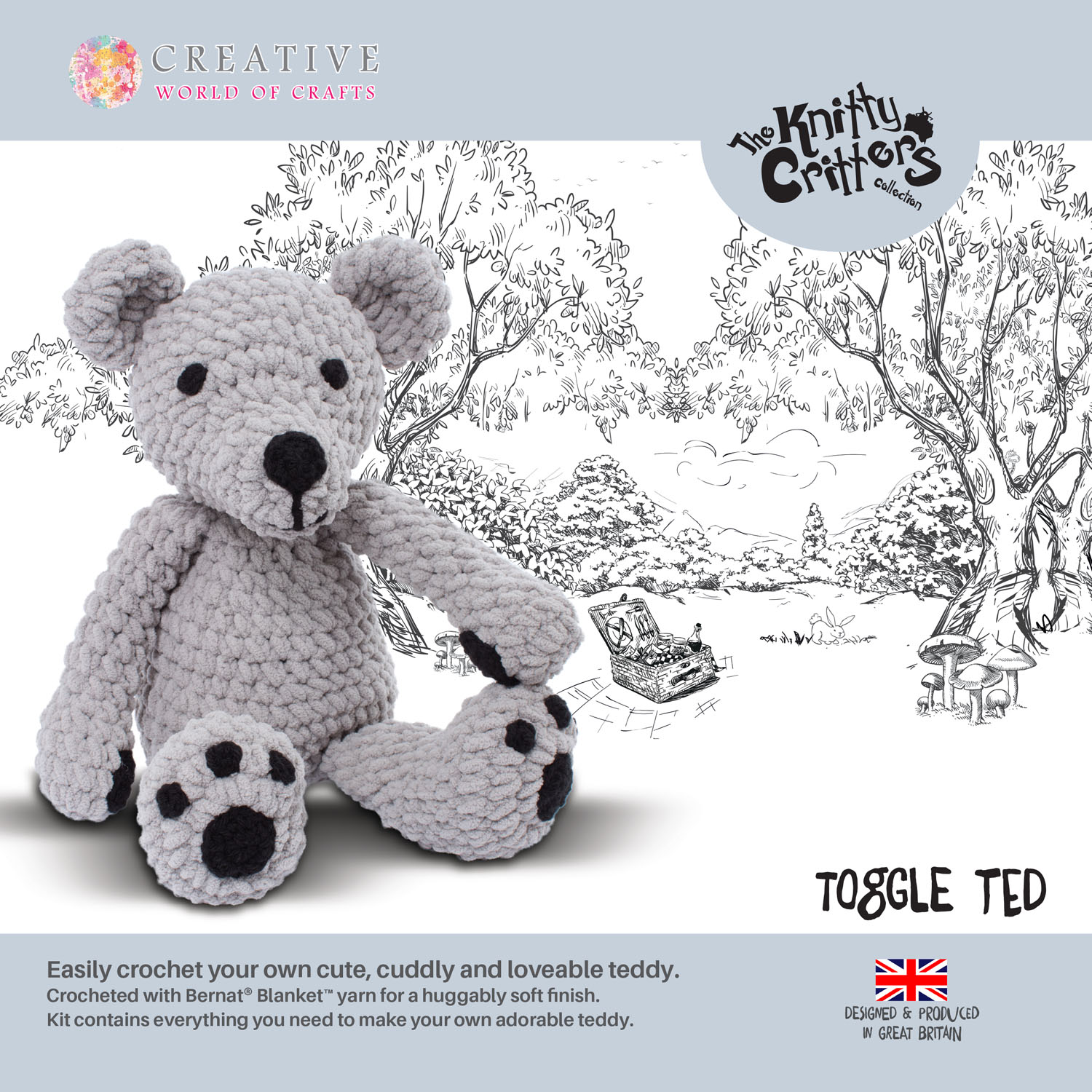 Knitty Critters - Bear - Toggle