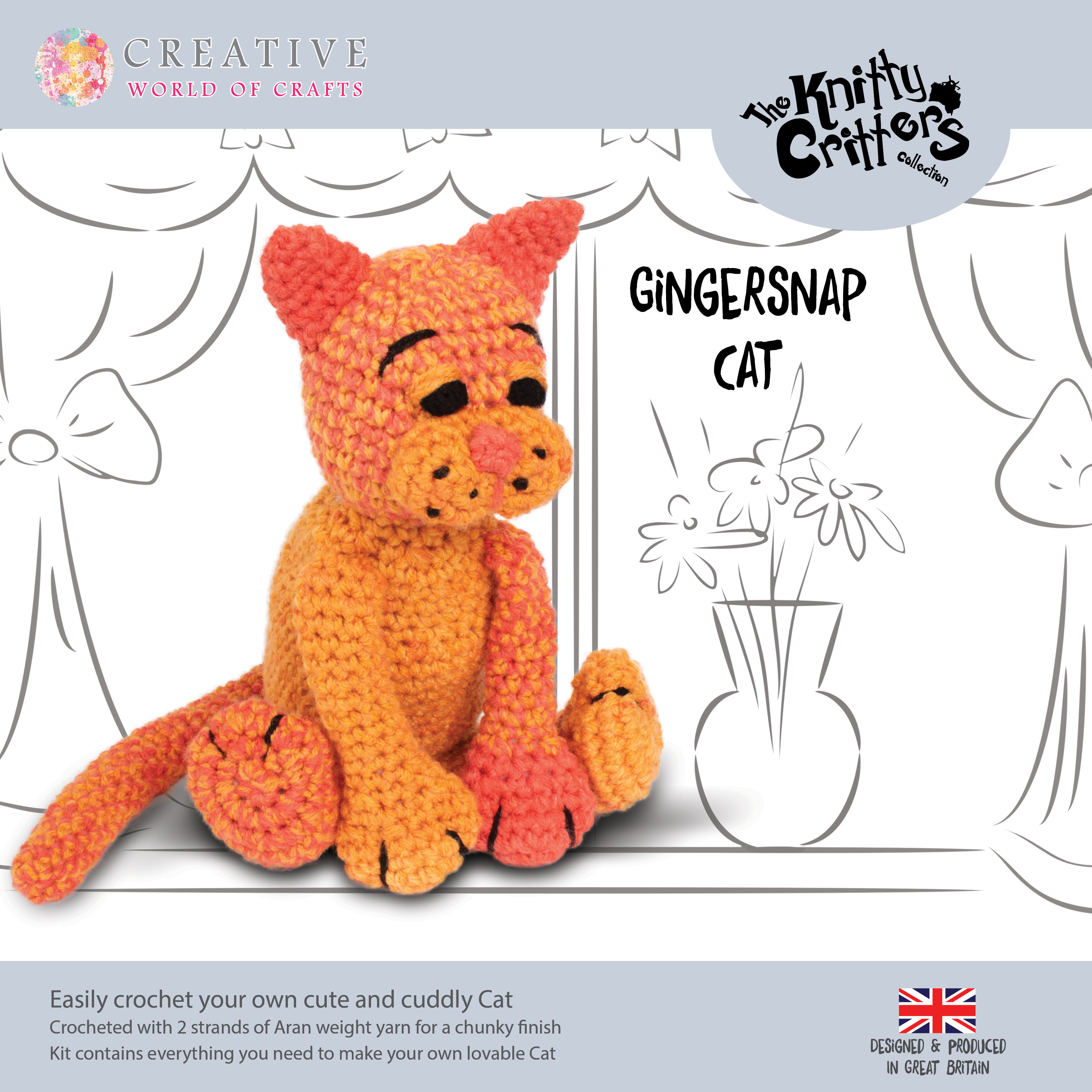 Knitty Critters - Cat - Gingersnap