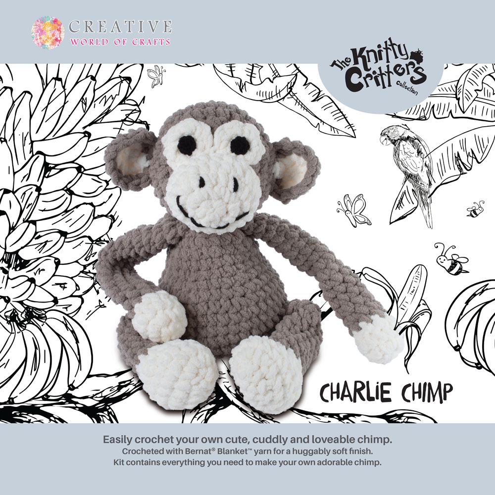 Knitty Critters - Chimp - Charlie