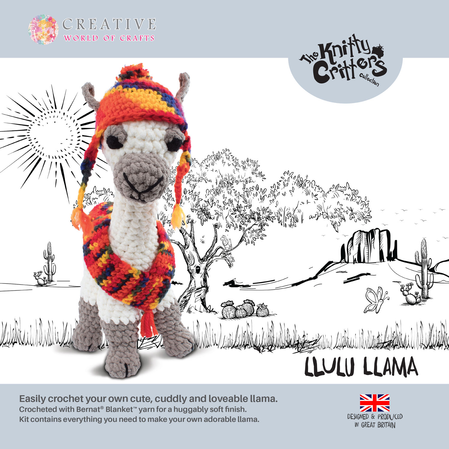 Knitty Critters - Llama - Llulu