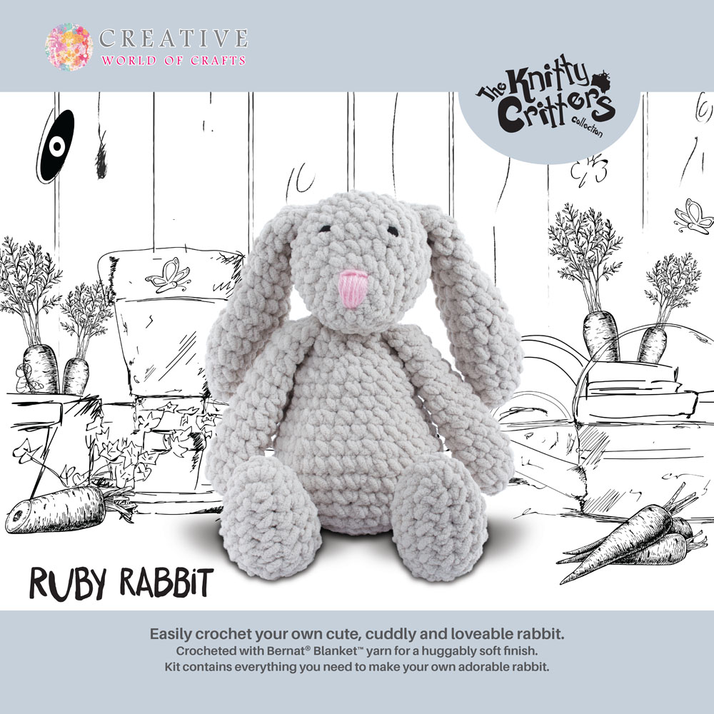 Knitty Critters - Rabbit - Ruby