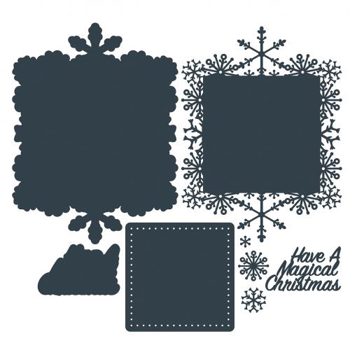 The Paper Boutique - Once Upon a Christmas Have a Magical Christmas  Cutting Die
