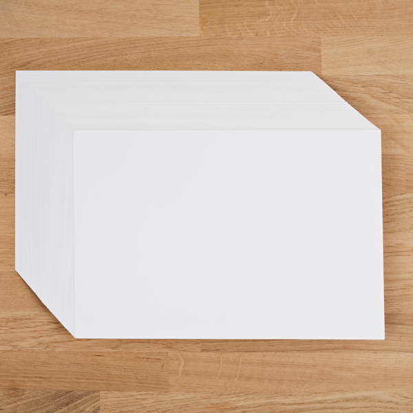 Pack of 100 A4 Extra White Card 250GSM