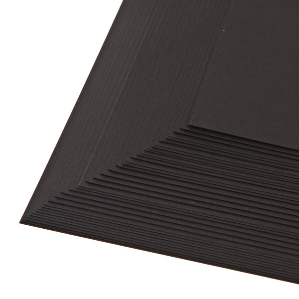 Pack of 100 A4 Nero Black 200GSM