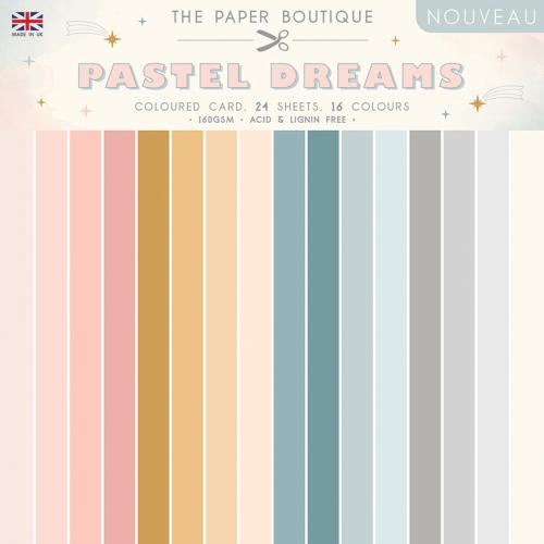 Pastel Dreams 8x8 Coloured Card Pack 