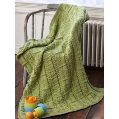 Caron - Babes In The Woods Baby Blanket - Free Downloadable Pattern