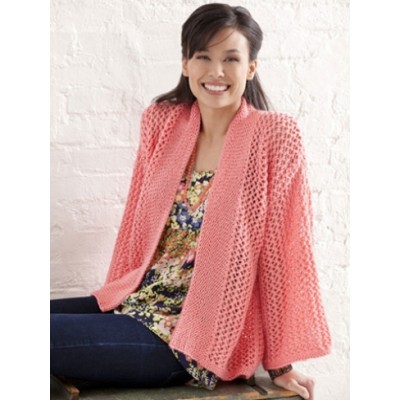 Caron - Bright And Breezy Kimono - Free Downloadable Pattern