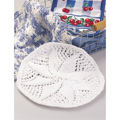 Lily Sugar 'n Cream - Doily Style Dishcloth - Free Downloadable Pattern