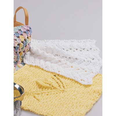 Lily Sugar 'n Cream - Feather And Fan Dishcloth - Free Downloadable Pattern
