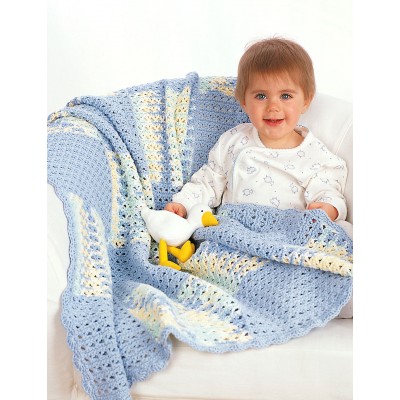 Lily Sugar 'n Cream - Baby Blanket - Free Downloadable Pattern