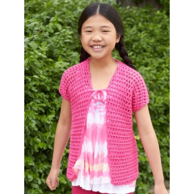 Caron - School Photo Day Cover-up - Free Downloadable Pattern