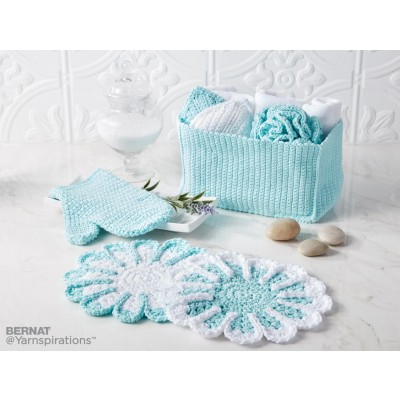 Bernat - Crochet Spa Day Kit - Free Downloadable Pattern
