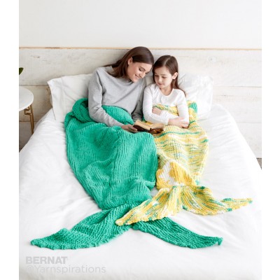 Bernat - Mermaid Snuggle Sack - Free Downloadable Pattern