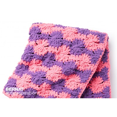 Bernat - Spinning Wheels Crochet Blanket - Free Downloadable Pattern