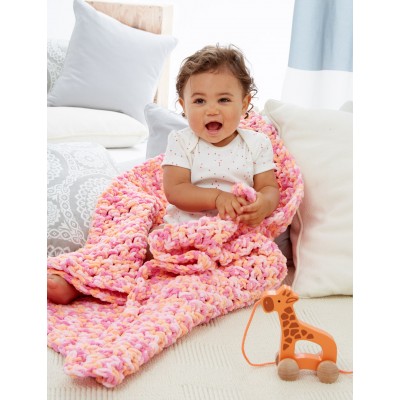Bernat - Simple Baby Blanket - Free Downloadable Pattern