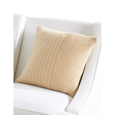 Caron - Classic Textures Pillow - Free Downloadable Pattern
