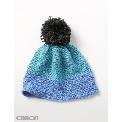 Caron - Colour Dipper Hat - Free Downloadable Pattern
